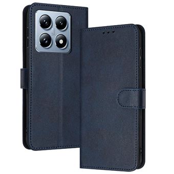 Étui Portefeuille Pour Xiaomi 14T Pro - Housse Flip Cuir PU Avec Porte-Cartes, Fermeture Magnétique Et Fonction Stand - Noir