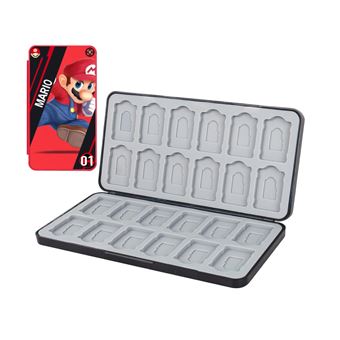 Étui De Rangement 80 Cartouches Nintendo Switch – Noir – Tissu Oxford