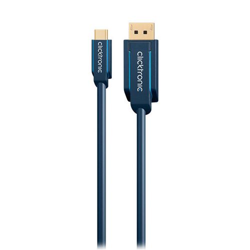 Non Communiqué Clicktronic Clicktronic Câble Usb-C / Displayport (Mâle/Mâle)