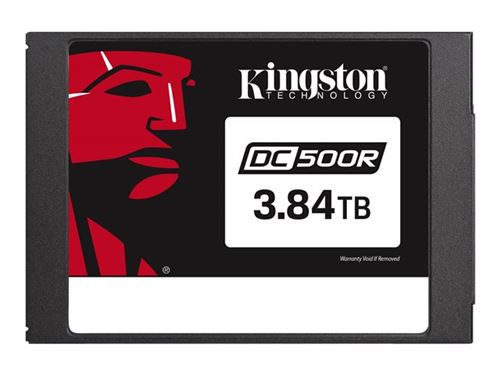 Kingston Data Center DC500R - SSD - gecodeerd - 3840 GB - intern - 2.5 - SATA 6Gb/s - AES - Self-Encrypting Drive (SED)