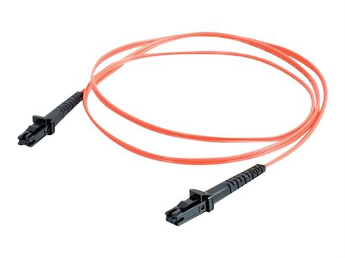 C2G 30m MTRJ-MTRJ 62.5/125 OM1 Duplex Multimode PVC Fiber Optic Cable - Orange - Cordon de raccordement - MT-RJ multi-mode (M) pour MT-RJ multi-mode (M) - 30 m - fibre optique - duplex - 62,5 / 125 microns - OM1 - moulé - orange État correct - N/A reconditionné disponible sur Fnac