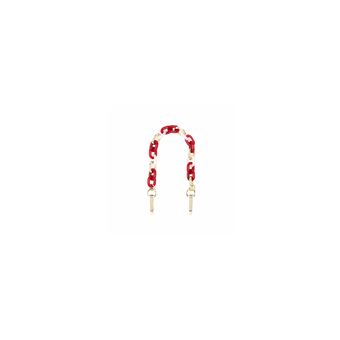 Anse de sac courte, pochette, Dragonne de Téléphone en résine multicolors - 30 x 1 cm - DRAEGER(...) - Rose et Rouge - 1