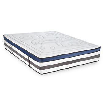 Matelas 160x200 cm maison aubertin epaisseur 30 cm accueil moelleux soutien ferme Non specifie zones - 1