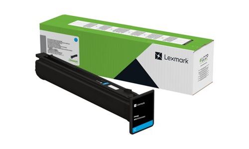 LEXMARK  - Cyan - original - bo&icirc;te - cartouche de toner LCCP, LRP - pour  CX833se 