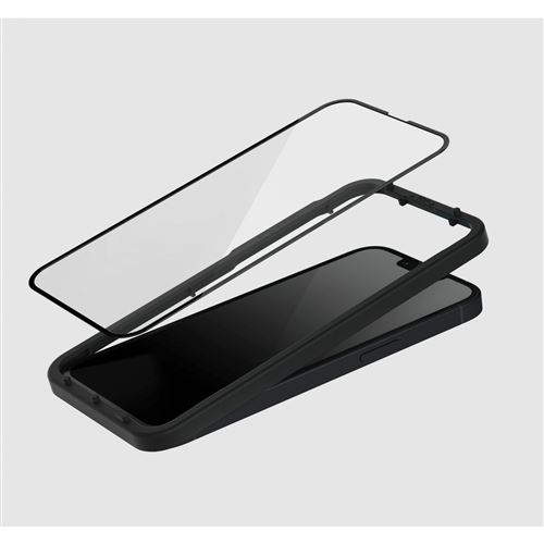 RhinoShield Protection écran 3D Impact compatible avec [iPhone SE (2020) /  8/7] 3X plus de protection contre les chocs - Bords incurvés 3D pour une  couverture complète - Résistance aux rayures -Noir... -