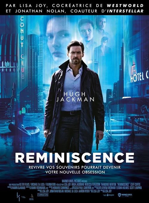 Affiche de Cinéma Originale - Reminiscence - 2021 - Hugh Jackman - 116x158cm