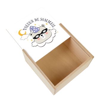 Boite Coffret en Bois - Fabulous - Voleur de Sommeil (11 x 11 x 3,5 cm) - 1