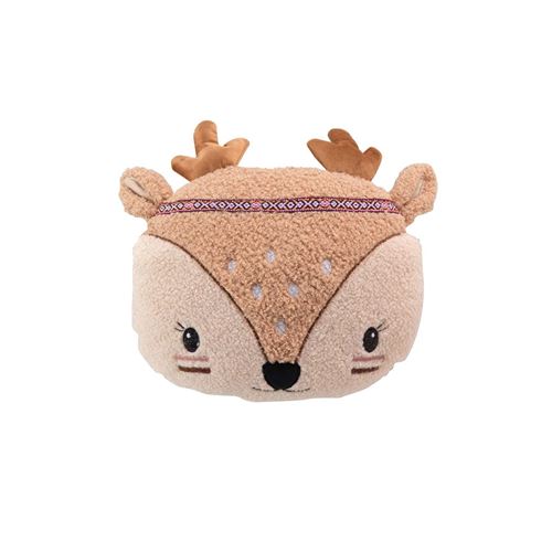 Non Communiqué Beige Coussin Forme Tête De Biche 30X30 Cm