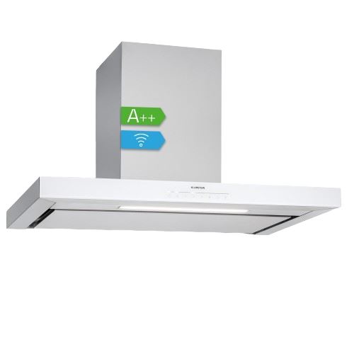 Hotte D'Aspiration Klarstein Alinea 90 Cm - Murale, Contrôle Par App WiFi, Classe A++, 500 M³/H