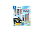 PILOT - Coffret de 6 Frixion Ball 0.7 - One Piece Edition Limitée - Roller encre gel effaçables - Pointe Moyenne- Noir, Bleu, Rouge