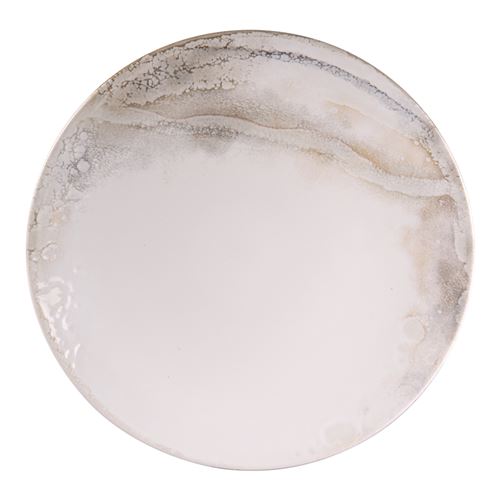 Table Passion Blanc Assiette De Présentation Mojave 32 Cm - Grès - Image 4