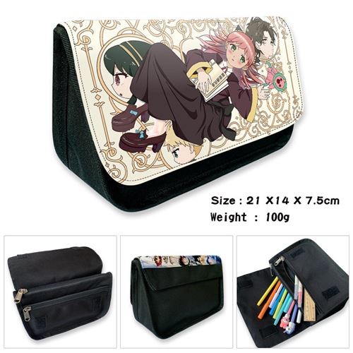 Trousse à crayon Spy x Family pour Garçon et Filles (PC5794) 21x14x7.5 cm Multicolore