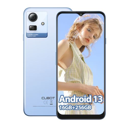 Téléphone portable CUBOT Note 50,double SIM,16 Go RAM,256 Go/1 To ROM,4G Smartphone,5200mAh,NFC,GPS,bleu