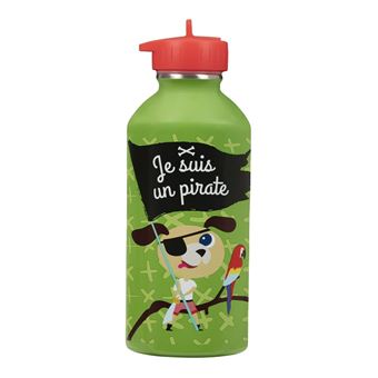 Gourde Inox Enfant - Je Suis Un Pirate - Draeger Paris