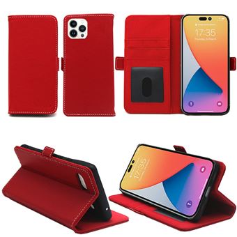Coque Porte-Cartes MagSafe Pour IPhone 12 à 16 Pro Max - Housse à Rabat, Support Magnétique, Protection Complète