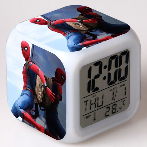 Stack Multicolore Réveil Enfant Led Multifonctionnel Coloré - Spiderman #15