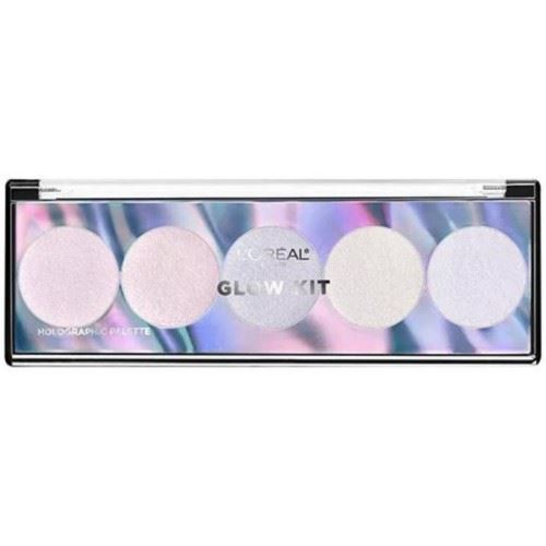 Loreal Highlighter Glow Kit Palette Holographique Holographique X 3