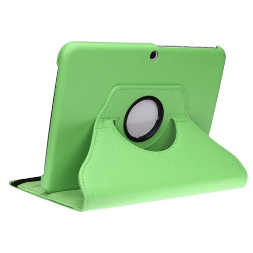 doupi Rotatif Housse pour Samsung Galaxy Tab 4 (10,1 pouces), Deluxe 360 Degrés Smart Coque de Protection Simili Cuir Coque Cover et Case, vert