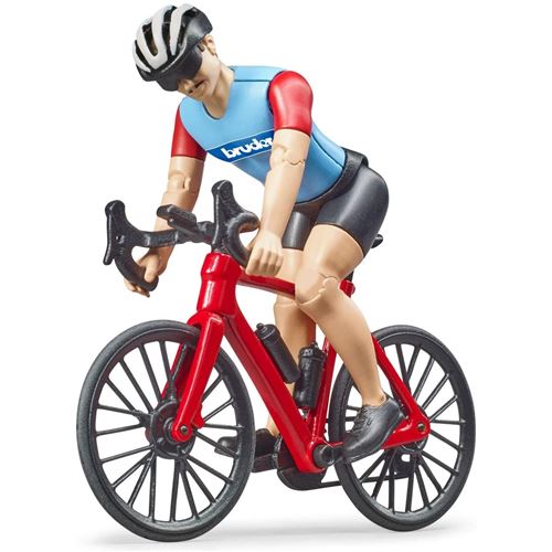 bworld Vélo de route avec un cycliste