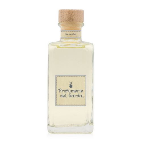 HOMEMANIA Diffuseur Grecale - assainisseurs d'air avec bâtons - Parfum épicé et doux - 100 ml Jaune Clair en Verre, Bois, Parfum, 4,2 x 4,2 x 12,5 cm