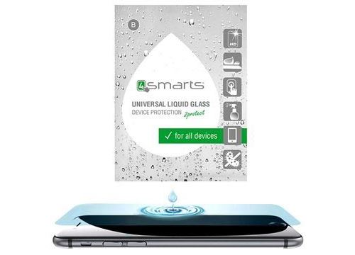 Protecteur d'Écran Universel avec Revêtement Antiabrasion 4smarts Liquid Glass