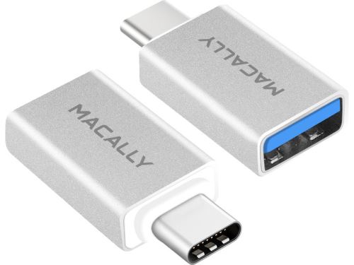 Macally Ucuaf2 Usb-c To Usb-a Adapter 2 Units Blanc