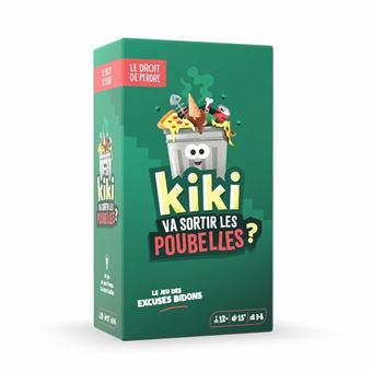 Jeu de société Kiki va sortir les poubelles ?