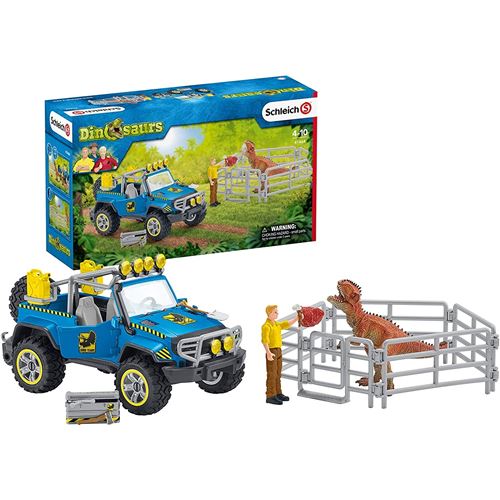 Non Communiqué Dinosaurs - Voiture Tout-Terrain Avec Avant-Poste Dino