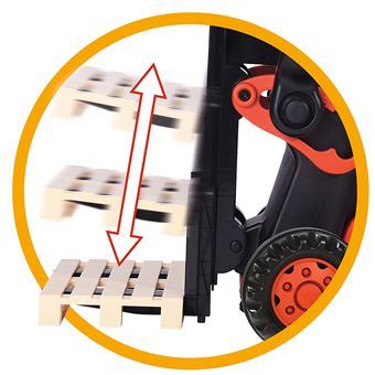 Smoby BIG 80 005 6580 Porteur Chariot Elevateur V lo