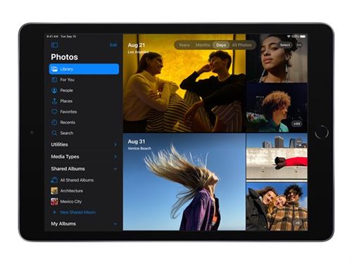 Apple 10.2-inch iPad Wi-Fi - 8de generatie - tablet - 32 GB - 10.2 IPS (2160 x 1620) - spacegrijs