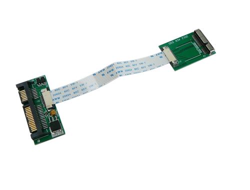 Adaptateur SATA FLEXIBLE pour SSD MACBOOCK AIR 18 + 8 BROCHES MAC AIR A1465 A1466 A1435 A1436 MD223 MD224 MD231