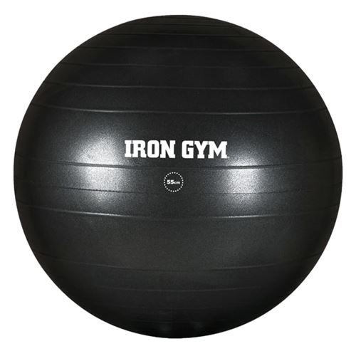IRON GYM Ballon d'Exercice 55 cm Pompe Incluse