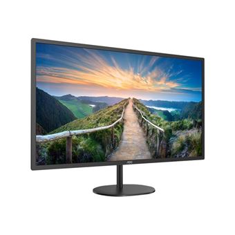 AOC Q32V4 - Écran LED - 32" (31.5" visualisable) - 2560 x 1440 QHD @ 75 Hz - IPS - 250 cd/m² - 1200:1 - 4 ms - HDMI, DisplayPort - haut-parleurs - noir