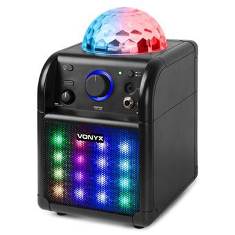 Set karaoké enfants - Vonyx Set karaoké sur batterie avec Bluetooth, micro  karaoké LED