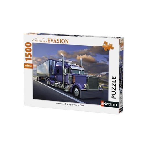 Puzzle 1500 pièces Nathan American truck