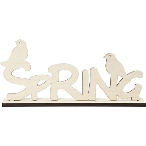 Creotime mot décoratif Bois de printemps 29 cm chacun