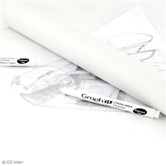 Rouleau de papier calque - 37,5 cm x 20 m