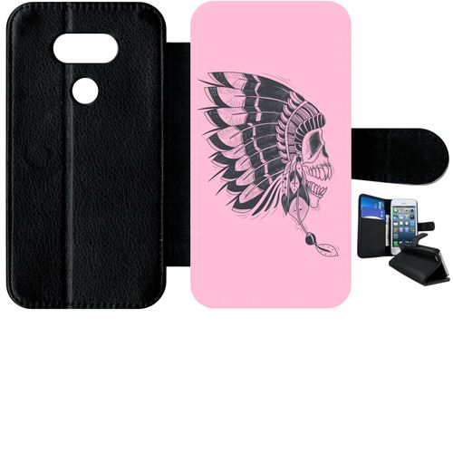 Etui À Rabat Lg G5 Indien Rose
