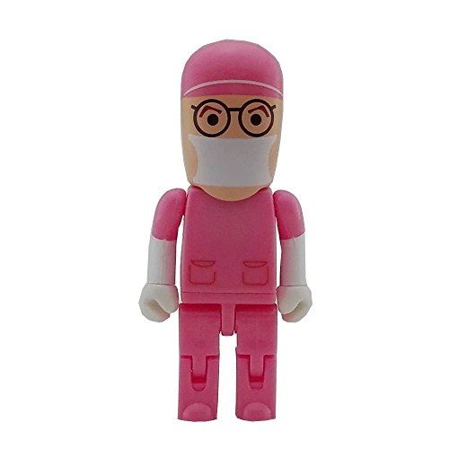 Aneew 32 Go Pendrive Rose médecin chirurgien robot USB Flash Drive Mémoire pouce bâton