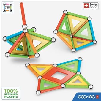 Jeu de construction Geomag EcoFriendly Supercolor 35 pièces