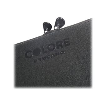 Tucano Second Skin Colore for 17"/18" - Beschermhoes notebook - 18.4" - zwart - 1
