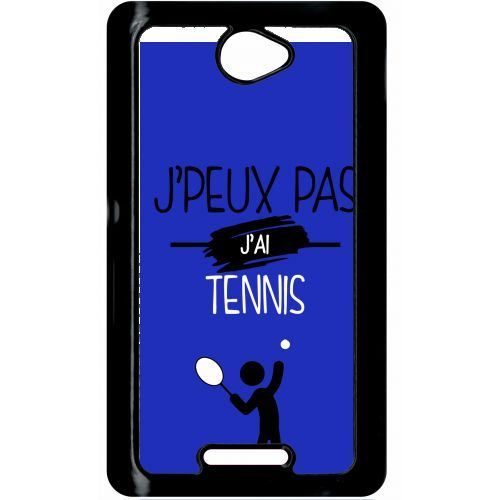 Coque sony xperia e4 j peux pas j ai tennis 3