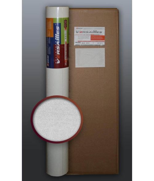 Papier peint non-tissé blanc à relief à peindre 1 carton à 4 rouleaux 106 m2 EDEM 300-60