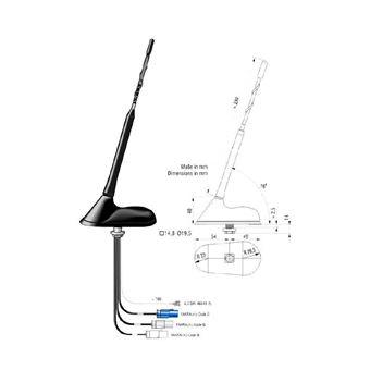 Hama Antenne de toit pour voiture, AM/FM et DAB/DAB+ - Accessoire sports  motorisés - Achat & prix