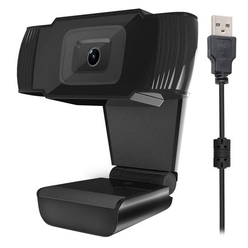 (#142) 12.0 Mega Pixels HD 360 Degree WebCam USB 2.0 PC Camera with Microphone (Black)