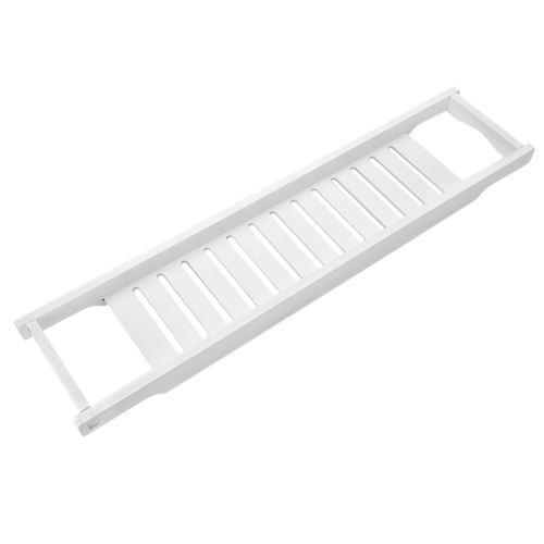 Plateau e Babignoire Stockage Rack Étagère organisateur salle de bains Blanc
