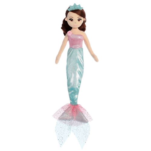 AURORA - Peluche Sirène Turquoise 46cm