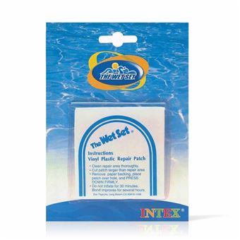 Intex - Intex 59631 6 rustines PVC pour la réparation des matelas, jeux ...
