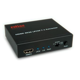 ROLINE Extracteur Audio HDMI 4K2K LPCM 7.1 - 1