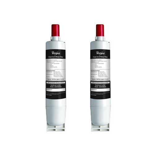 Lot de deux filtres a eau original whirlpool sbs002 pour refrigerateur americain - 2gdh143493